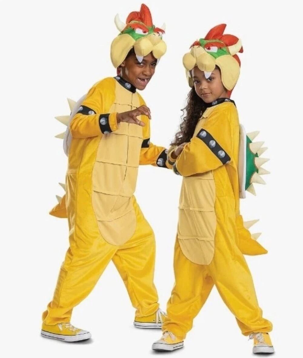 Bowser  Nintendo Super Mario Halloween Child deluxe Costume boy/girl LG  10/12